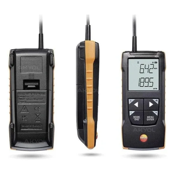 Testo 425 Kanal İçi Anemometre - Görsel 5