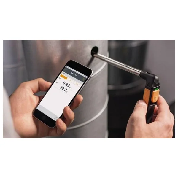 Testo 405i Akıllı Telefonla Yönetilebilen Termal Anemometre - Görsel 6
