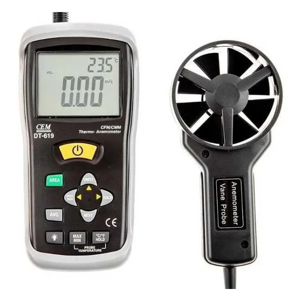 Cem Dt-619 Rüzgar Hızı Ve Sıcaklı Ölçer - Görsel 7
