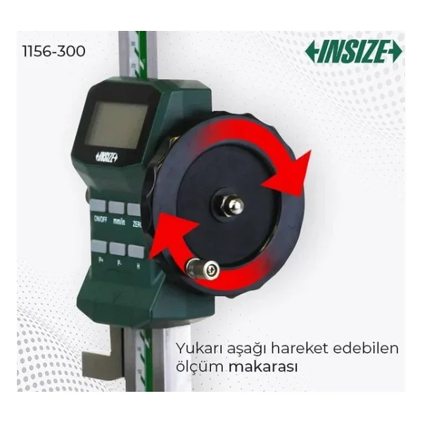 İnsize 1156-300 Makaralı Tek Sütun Dijital Mihengir - Görsel 7