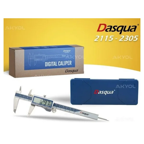 Dasqua 2115-2305 150 Mm Metal Kasalı Kumpas - Görsel 5