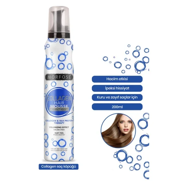 Morfose Collagen 200 Ml Saç Köpüğü - Görsel 7