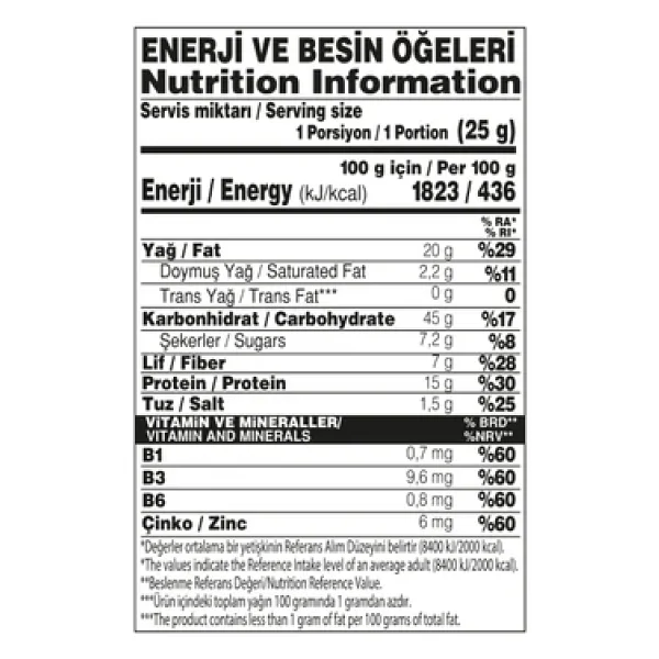 Yayla Notto Yoğurt Ve Mevsim Yeşillikleri Çeşnili Nohut Cipsi 55 G X4 - Görsel 4