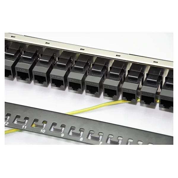 24 Port Pach Panel Modüler Dişi-Dişi Ara Keystone Jacklı - Görsel 3