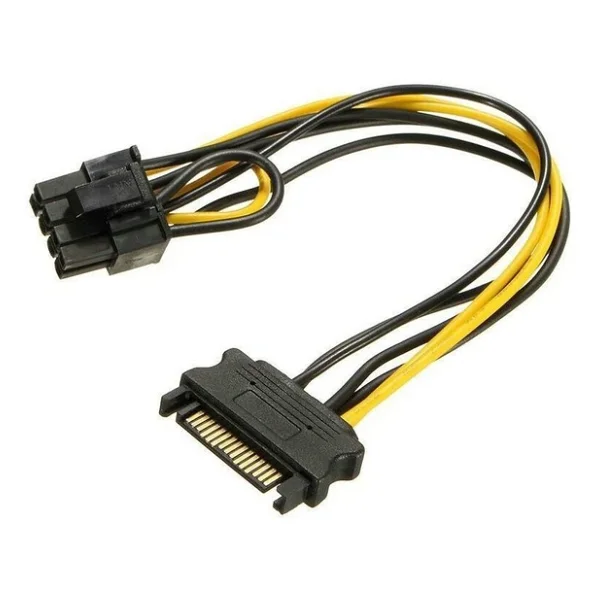 Sata To 8 Pin Pcı-E Ekran Kartı Güç Çevirici Kablo - Görsel 3