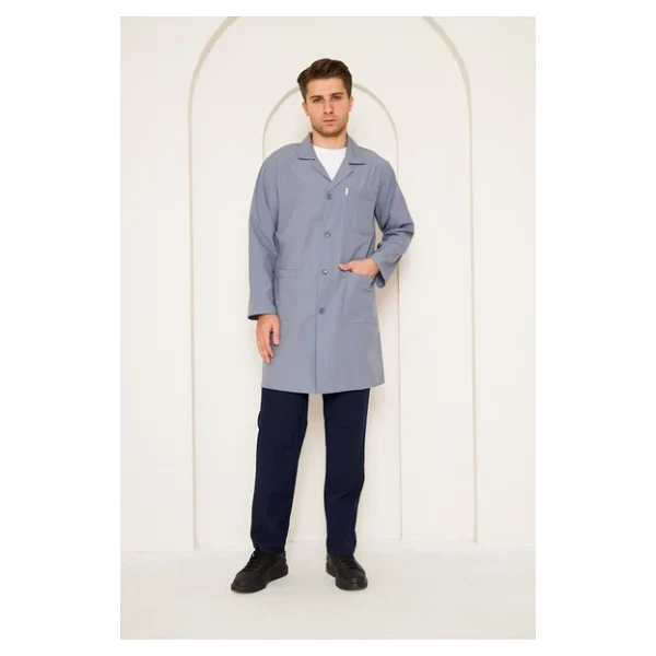 Usta Önlüğü Alpaka Erkek Gri - Görsel 3