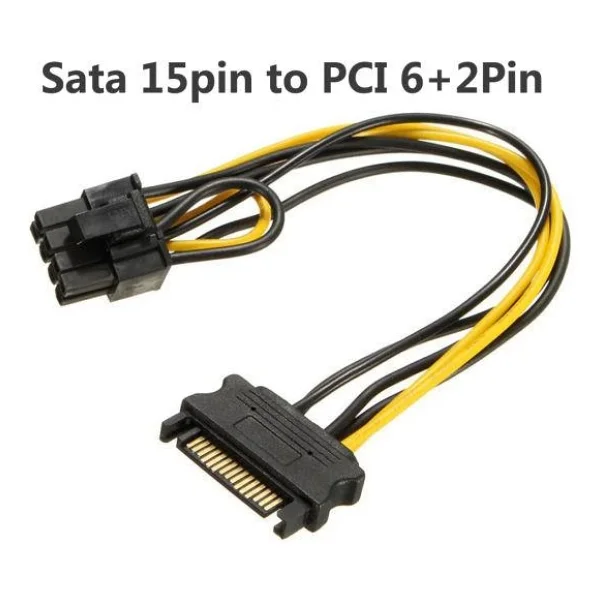 8 Pin Pcı-E Sata Power Kablosu - Görsel 3