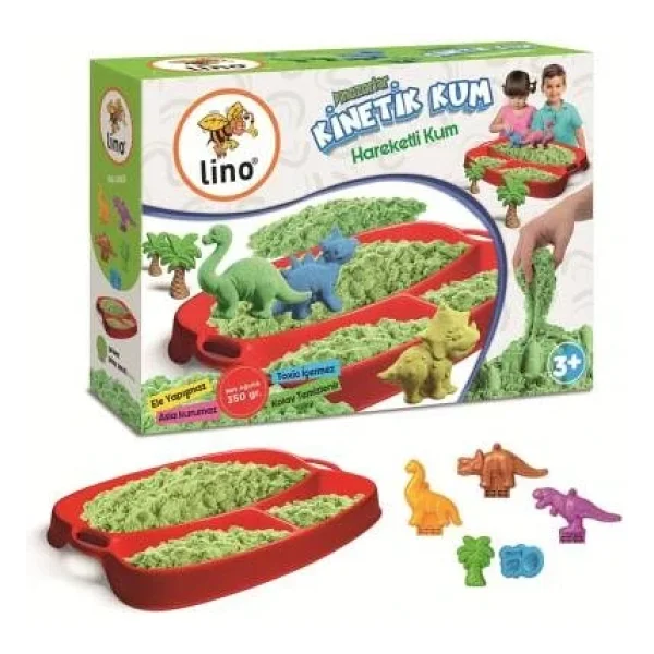 Lino Dinozorlar Kinetik Kum Seti 350 Gr - Görsel 3
