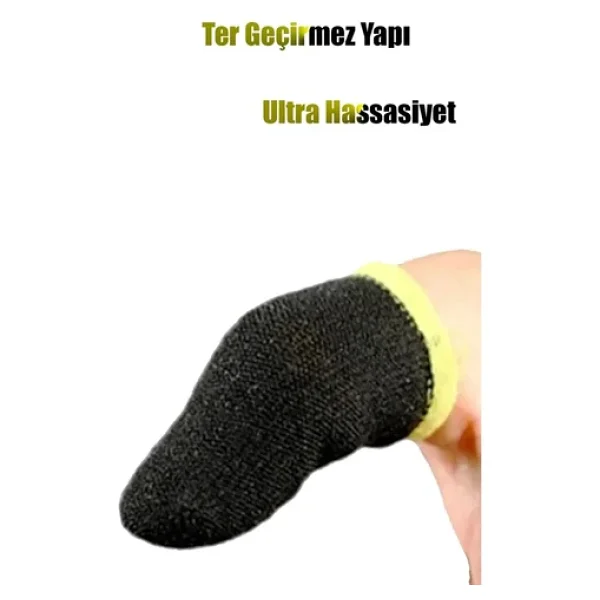 Extremegoodshop Pubg Parmaklık Eldiveni E-Spor Mobile Parmak Eldiven Ultra Hassasiyet - Görsel 2