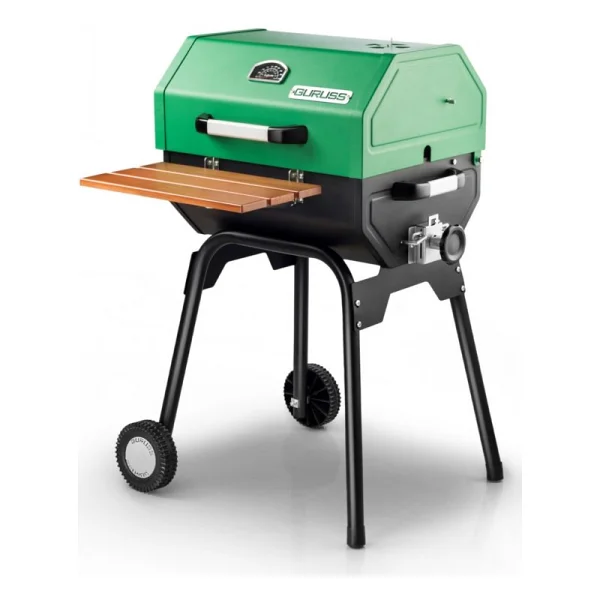 Guruss Cg-050 Tam Set Yeşil Kömürlü Barbekü Mangal - Görsel 5