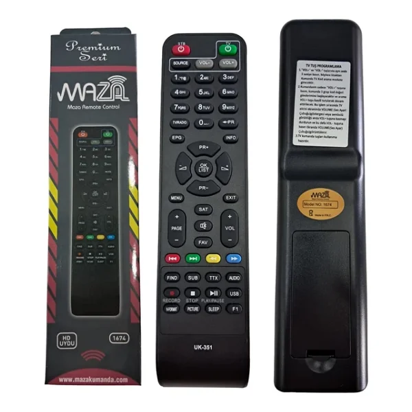 Next Black Iı HD Uydu Kumandası Uk-351 - Görsel 2