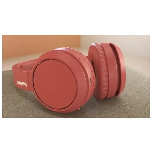 Philips Tah4205rd Kırmızı Kulak Üstü Bluetooth Kulaklık - Görsel 6