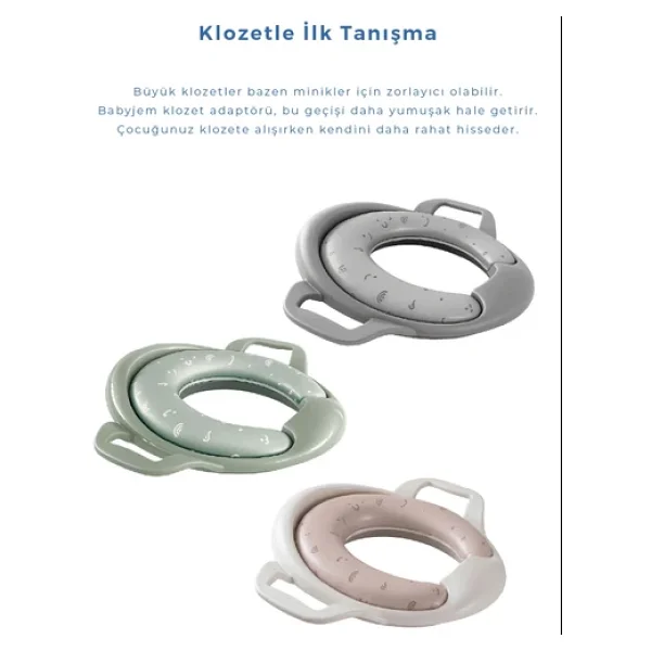 Babyjem Mega Klozet Adaptörü Kum Beji - Görsel 6