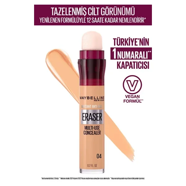 Maybelline New York Instant Anti Age Eraser Honey 6.8 Ml Kapatıcı - Görsel 4