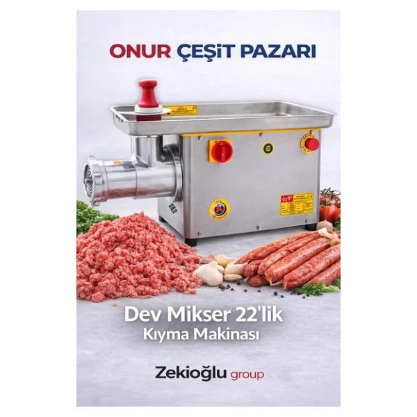 Dev Mikser 22'lik Kiyma Makinesi - Görsel 6