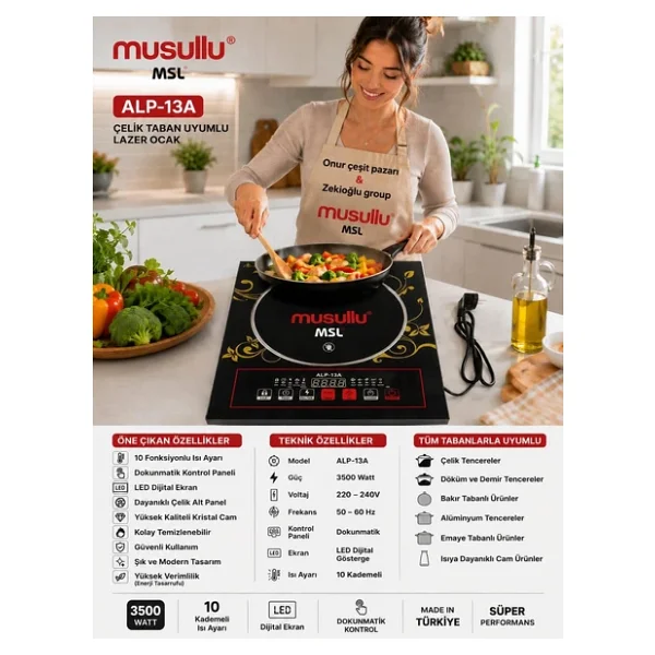 Musullu Alp-13a Set Üstü Ocak - Görsel 6
