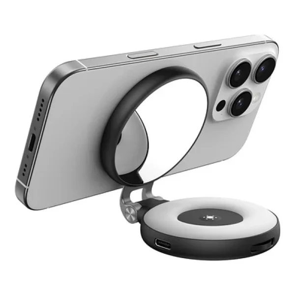 Telesın Magnetic Selfie Light (Black) - Görsel 6