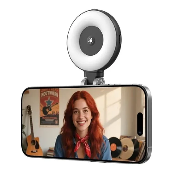 Telesın Magnetic Selfie Light (Black) - Görsel 7