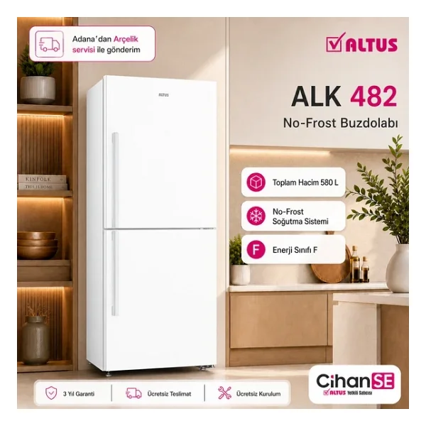 Altus Alk 482 Kombi No Frost Buzdolabı - Görsel 7