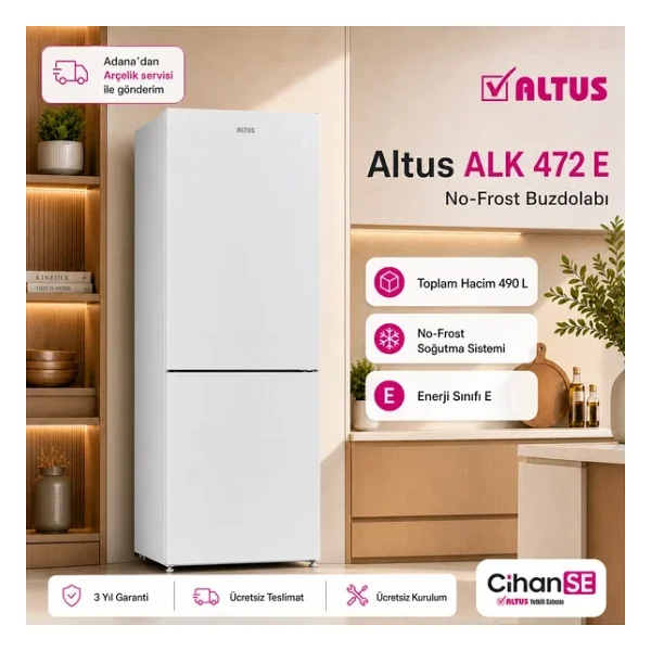 Altus Alk 472 Kombi No Frost Buzdolabı - Görsel 3