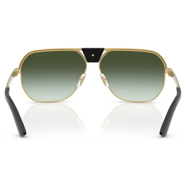 Versace Ve2294 10028e Gold-Green Erkek Güneş Gözlüğü - Görsel 5