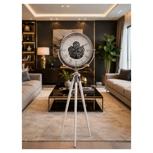 Tripod Ayaklı Dekoratif Saat - Görsel 4