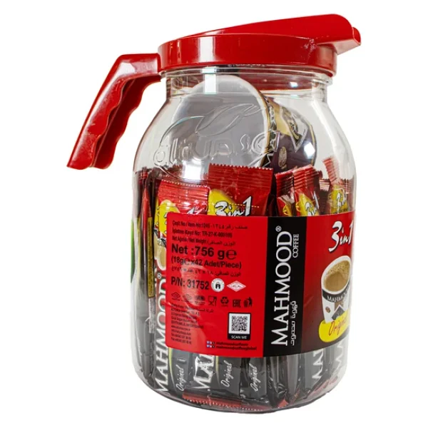 Mahmood Coffee 3'ü 1 Arada Sürahi Tipi Hazır Kahve 18 gr 42'li - Görsel 3