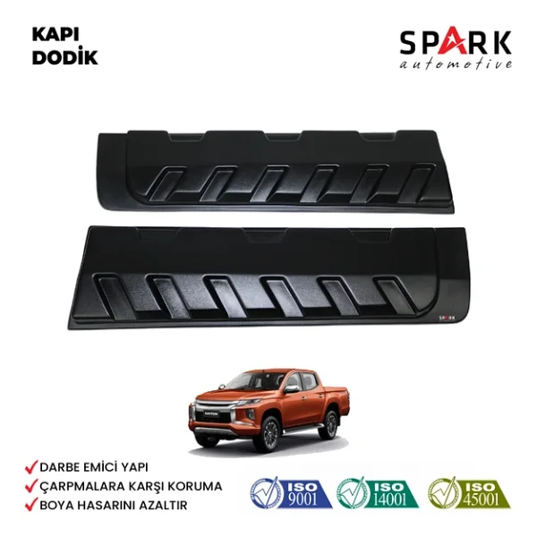 Mitsubishi L200 2019- Yılı Ve Sonrası Uyumlu Kapı Dodik 6 Parça - Görsel 7