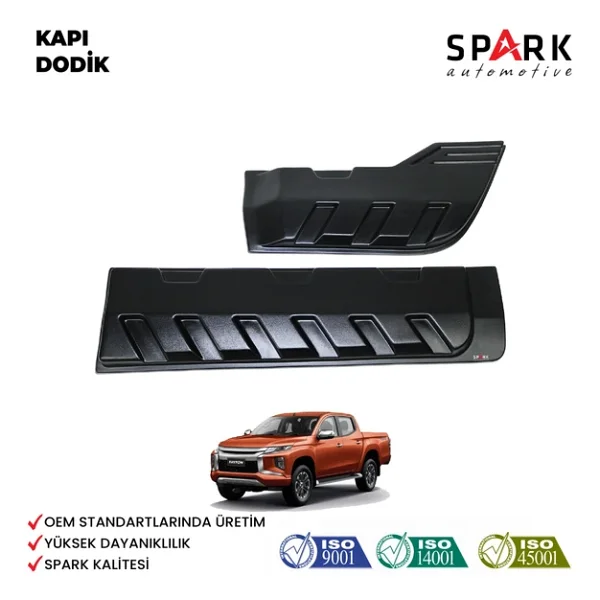 Mitsubishi L200 2019- Yılı Ve Sonrası Uyumlu Kapı Dodik 6 Parça - Görsel 10