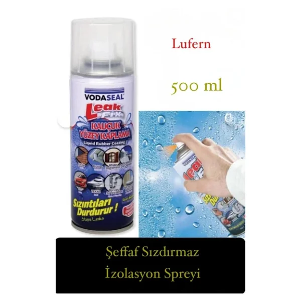 Suprey Şeffaf Sızdırmazlık Su İzolasyon Spreyi Mutfak Banyo Araba Tekne Seramik Hortum Metal Yüzey - Görsel 3