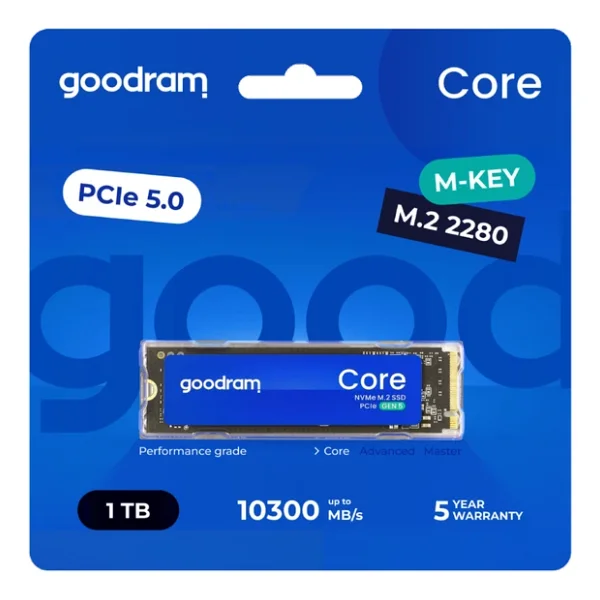 Goodram Core 1tb Gen5 M.2 2280 SSD 10200mb Okuma / 8400mb Yazma - Görsel 6