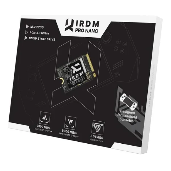 Goodram Irdm Pro Nano 2tb Nvme M.2 2230 SSD 7300mb Okuma / 6000mb Yazma - Görsel 6