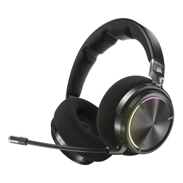 Corsair Virtuoso Max Ca-9011372-Ww Siyah RGB Kablosuz Kulak Üstü Oyuncu Kulaklığı - Görsel 2