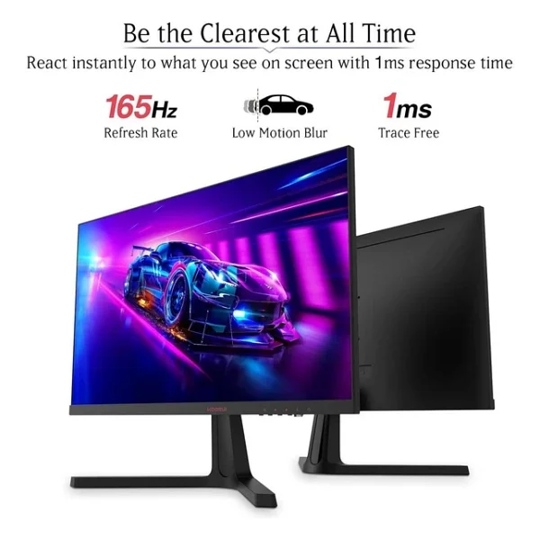 Koorui 24e4 24" 1 Ms Full HD 165 Hz Oyuncu Monitörü - Görsel 2