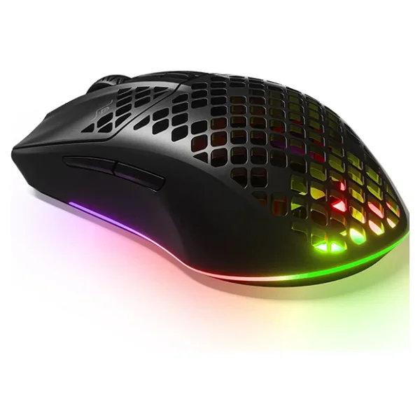 Steelseries Aerox 3 2022 Onyx RGB Şarjlı Optik Kablosuz Oyuncu Mouse - Görsel 5