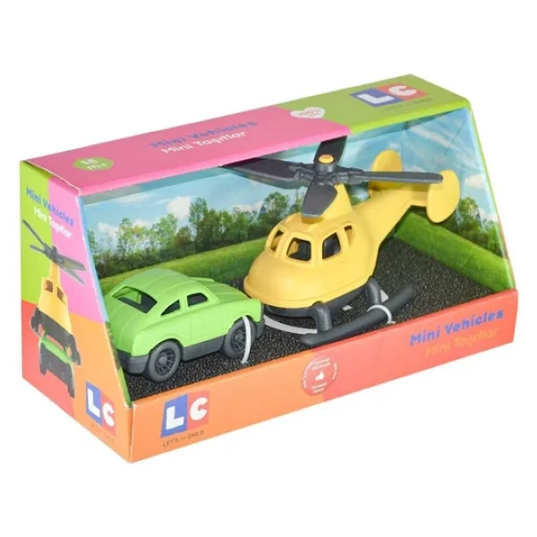 Let's Be Child Minik Taşıtlar Helikopter Ve Minik Araba Lc-30938 - Görsel 7