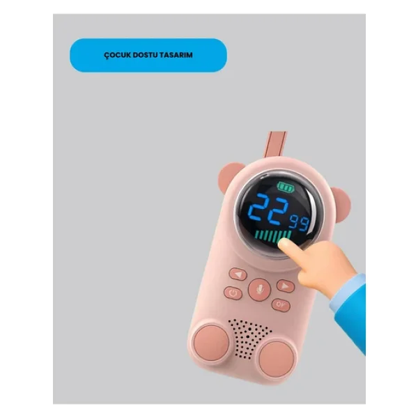 Lcd Ekranlı Bebek M2 Telsizi - Görsel 5