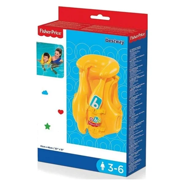 Bestway 93515 Fisher Price 51x46 Cm Can Yeleği - Görsel 5