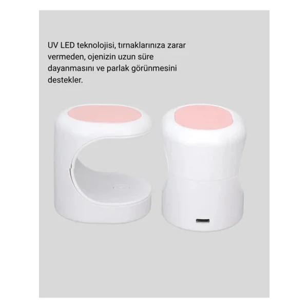 Taşınabilir Mini Oje Kurutma Makinesi 16w Uv LED Hızlı Etkili Kurutucu - Görsel 4