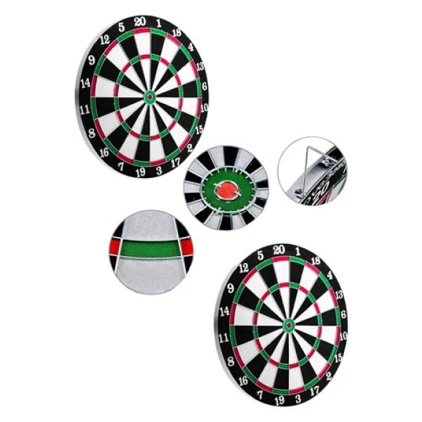 Ev Ve Oyun Alanları İçin Dart Tahtası 12 İnç 4 Dart Oku Dahil - Görsel 6