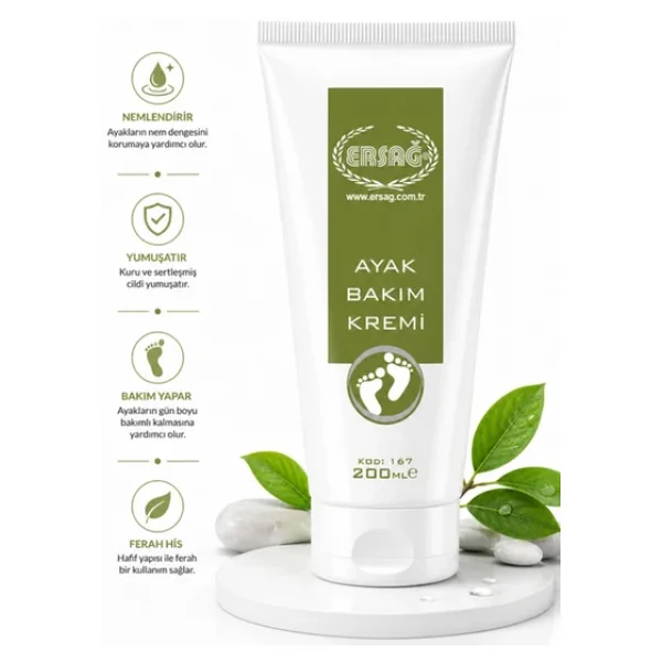Ersağ Ayak Bakım Kremi 200 Ml - Görsel 7