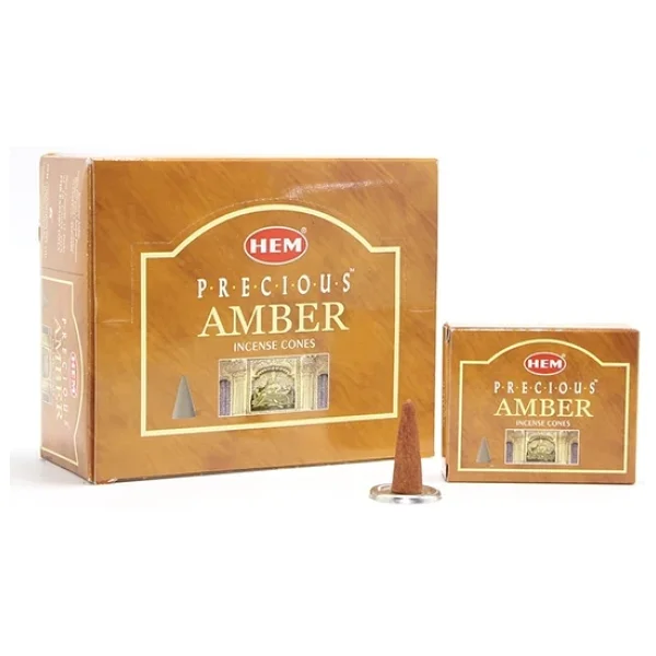 Precious Amber Aromalı Konik Tütsü - Görsel 3