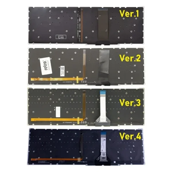 Acer Predator Helios 300 Ph315-54 Klavye Işıklı Kırmızı Tuş V1 - Görsel 4