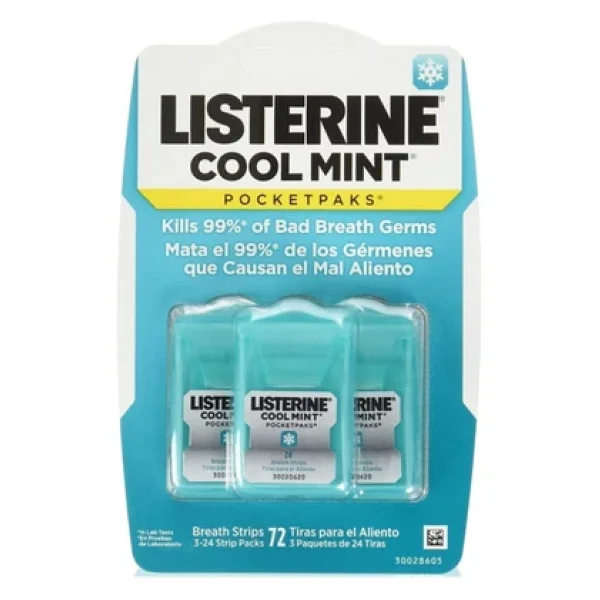 Listerine Cool Mint 72'li Nefes Tazeleyici Strip - Görsel 7