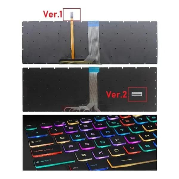 Msı Gs63vr Stealth Pro 7rg-051tr Klavye V2 Işıklı (RGB) - Görsel 3
