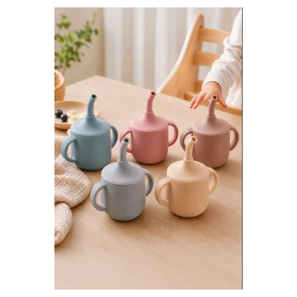 Babyjem Pipetli Silikon Latte Alıştırma Bardağı - Görsel 8