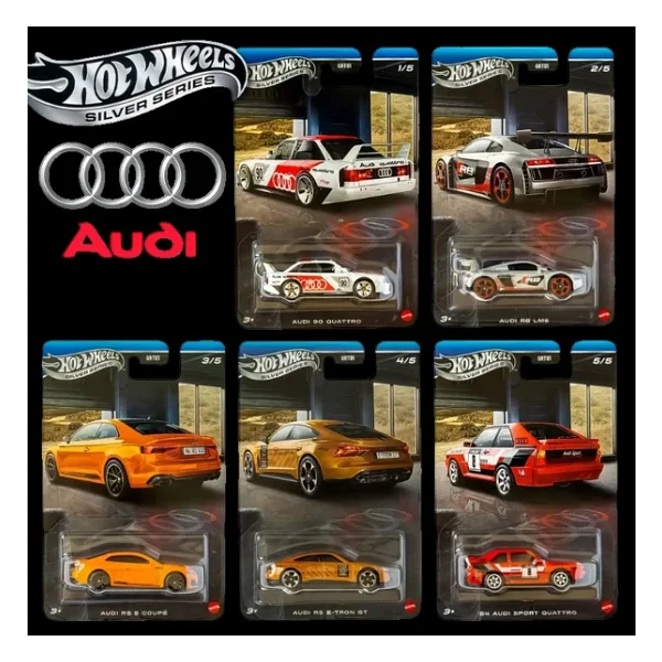 Hot Wheels Silver Series Audi Set - Grt01 - 979q - Görsel 3