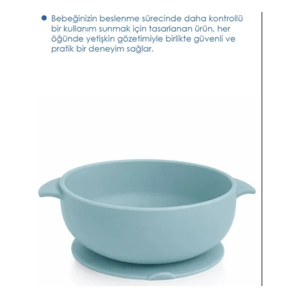 Babyjem Vakumlu Silikon Kase - Görsel 5