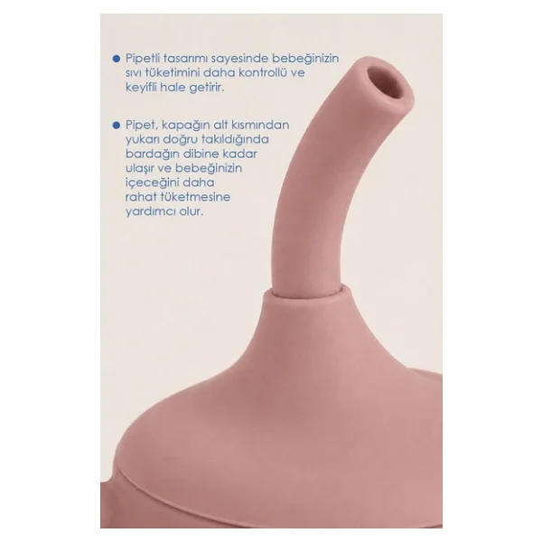 Babyjem Pipetli Silikon Alıştırma Bardağı - Görsel 7