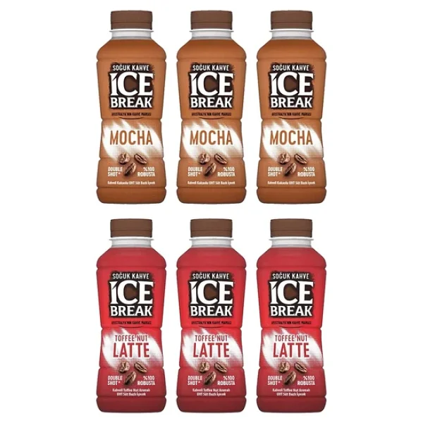 Ice Break Soğuk Kahve 375 Ml Mocha Ve Toffee Nut 6 Li Karma Paket - Görsel 6